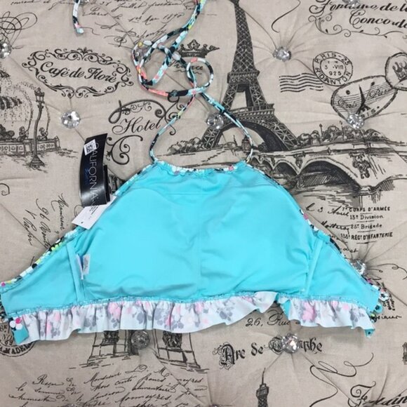 California Waves Floral-Print 2-Piece Swim Set - Picture 7 of 13